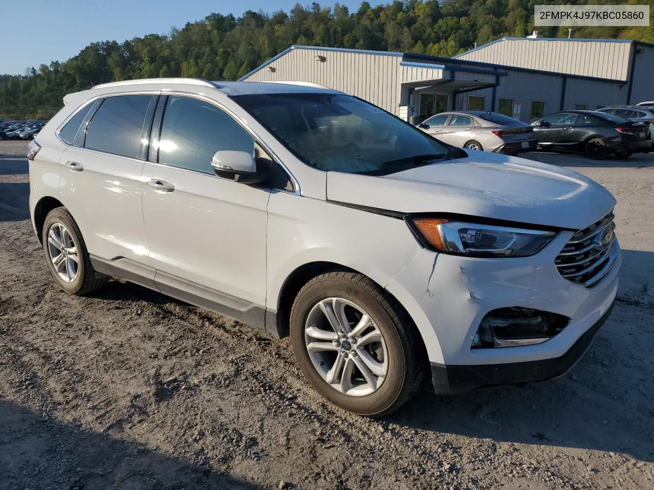 2019 Ford Edge Sel VIN: 2FMPK4J97KBC05860 Lot: 72445904