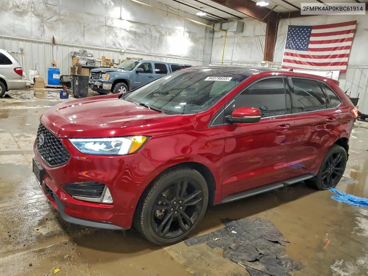 2FMPK4AP0KBC61914 2019 Ford Edge St
