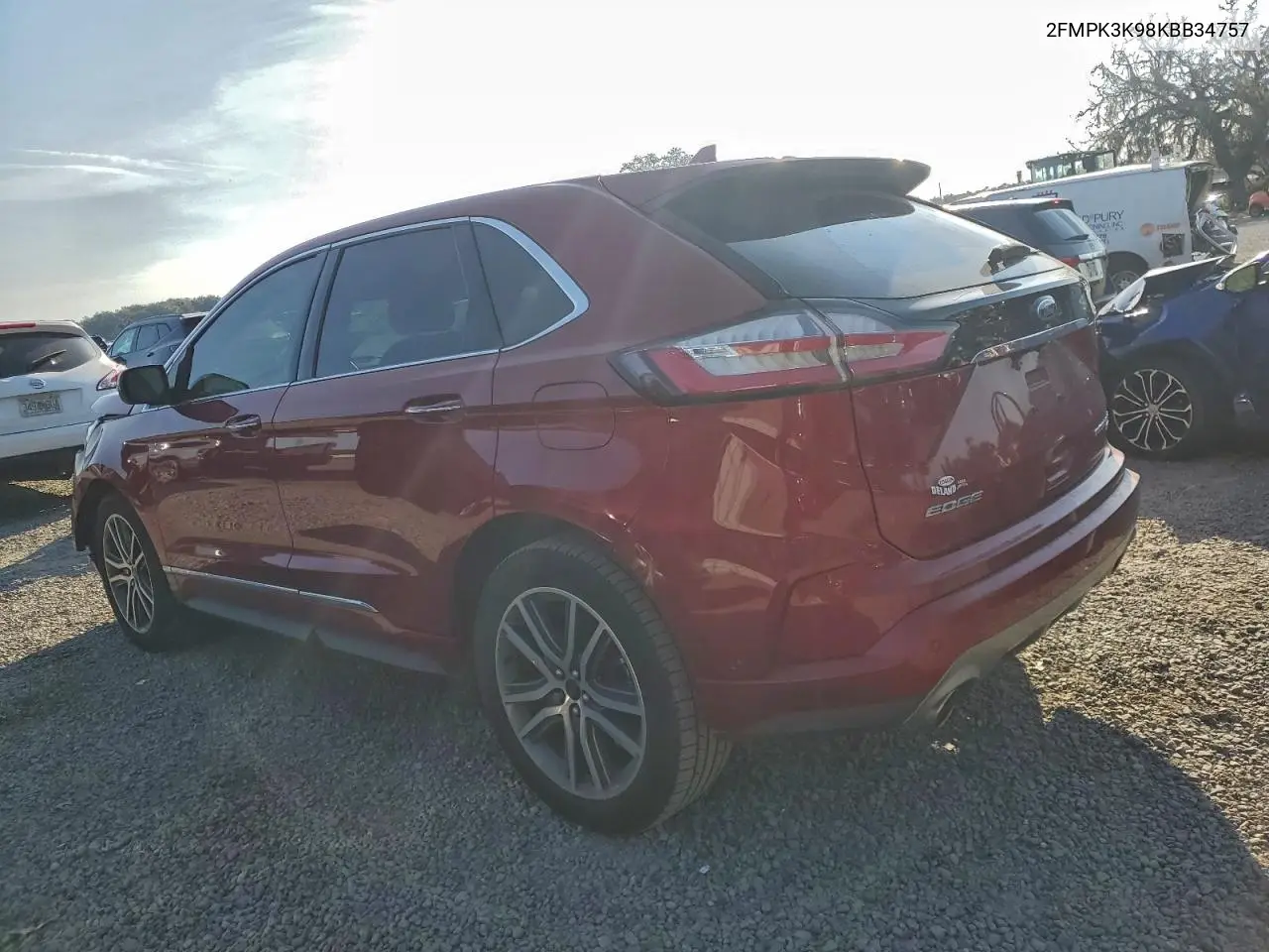 2FMPK3K98KBB34757 2019 Ford Edge Titanium