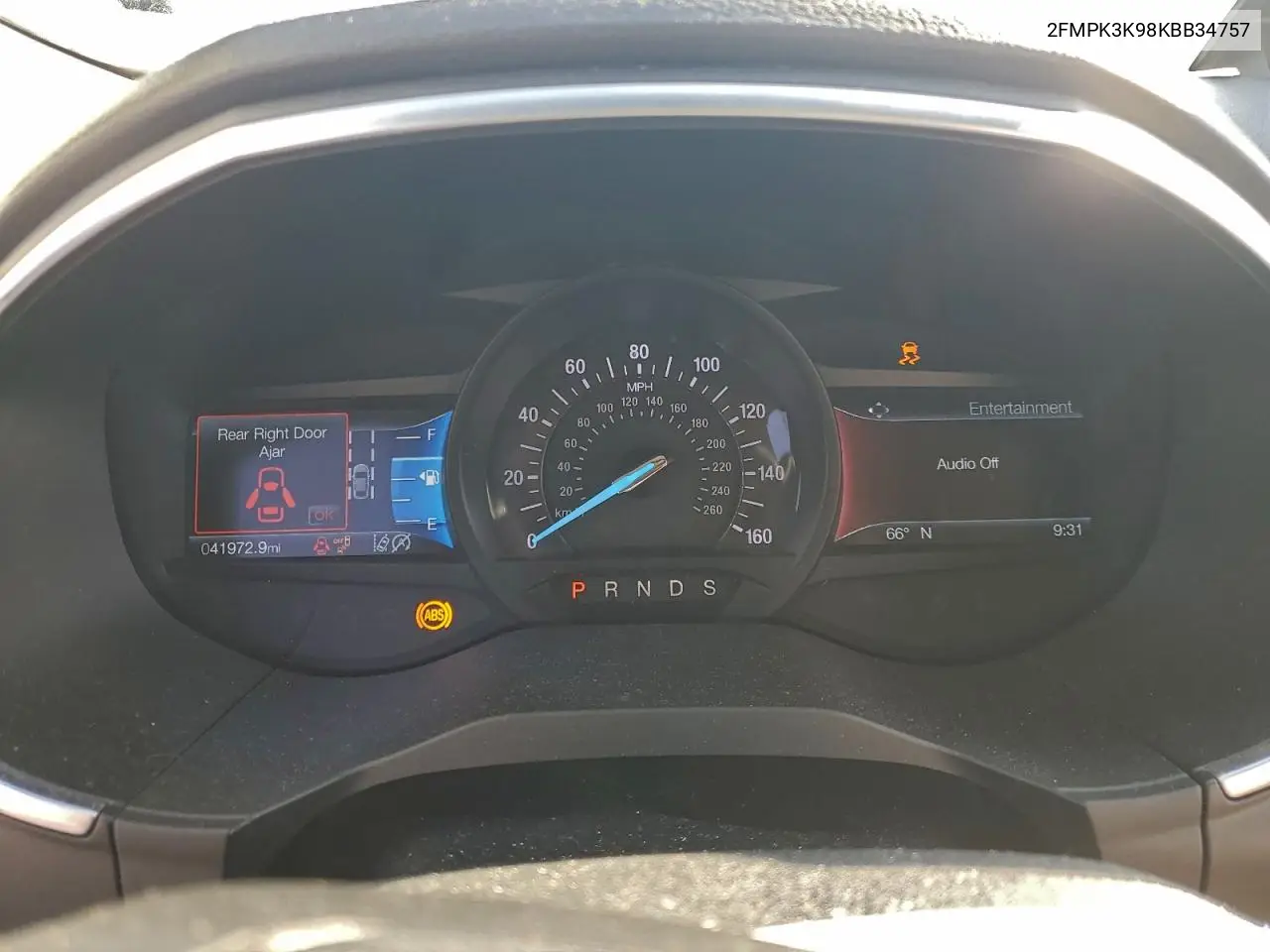 2FMPK3K98KBB34757 2019 Ford Edge Titanium