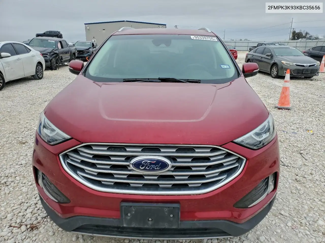 2FMPK3K93KBC35656 2019 Ford Edge Titanium