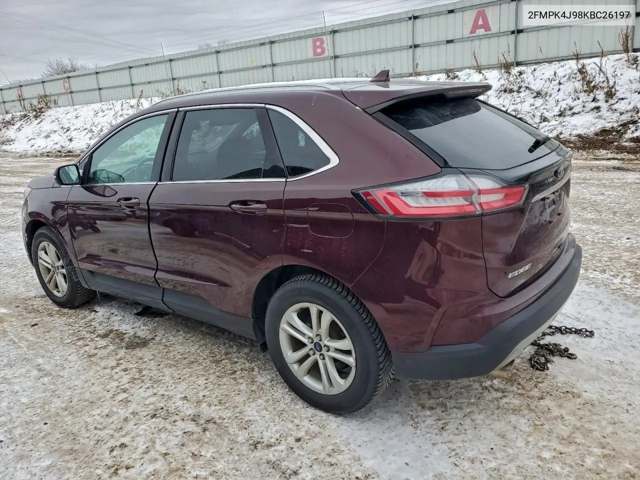 2FMPK4J98KBC26197 2019 Ford Edge Sel