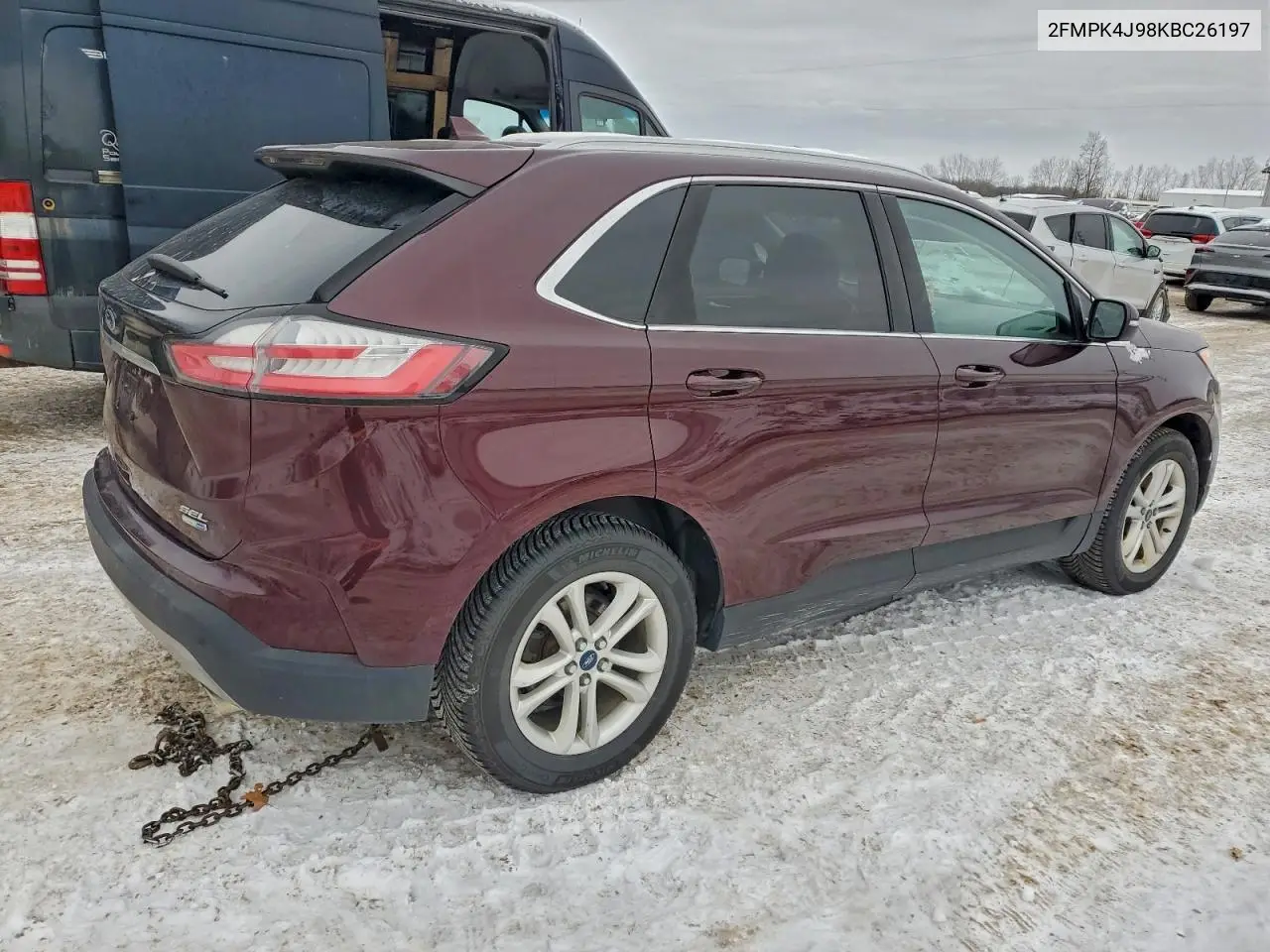 2FMPK4J98KBC26197 2019 Ford Edge Sel