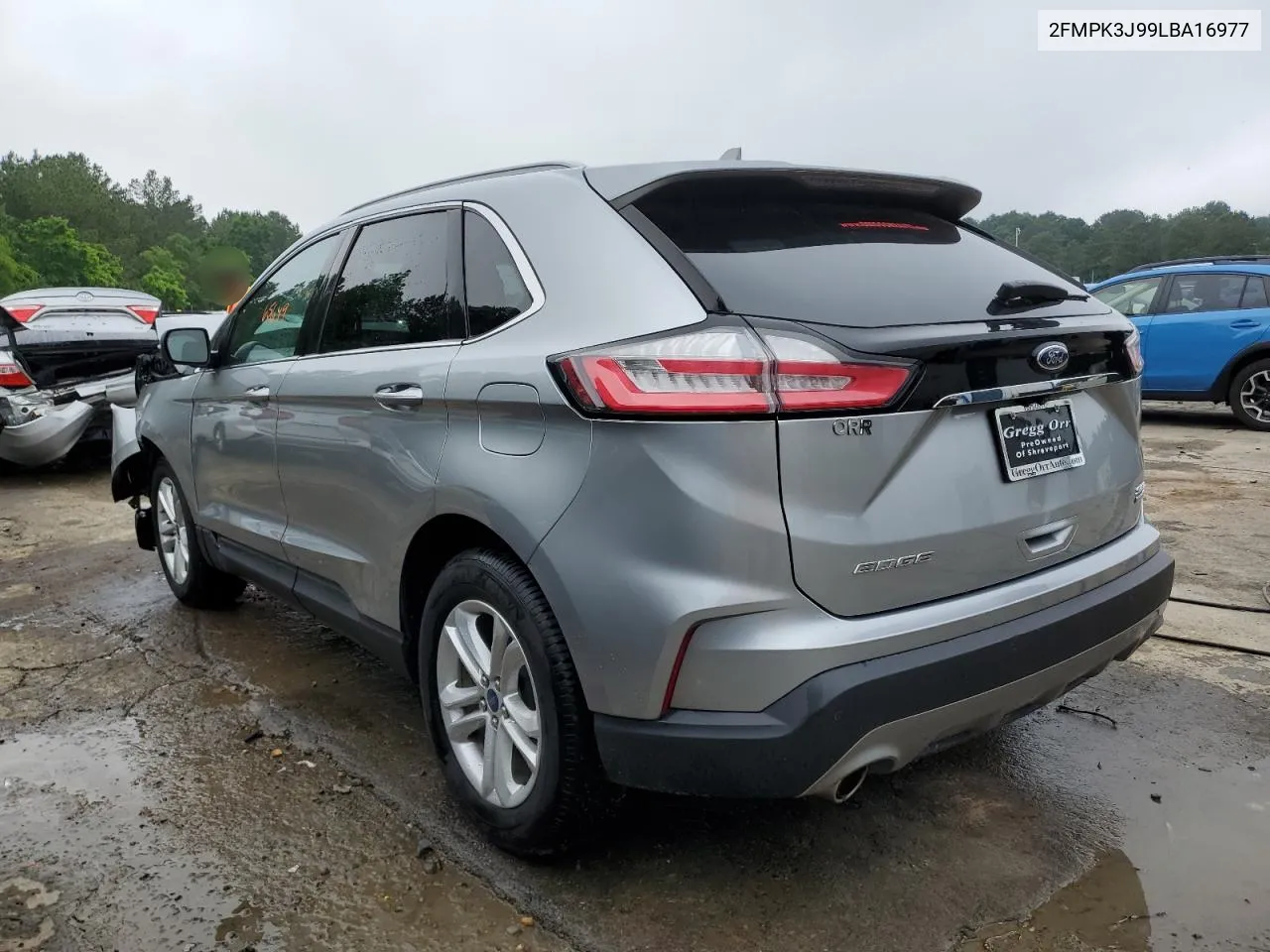 2020 Ford Edge Sel VIN: 2FMPK3J99LBA16977 Lot: 53058874