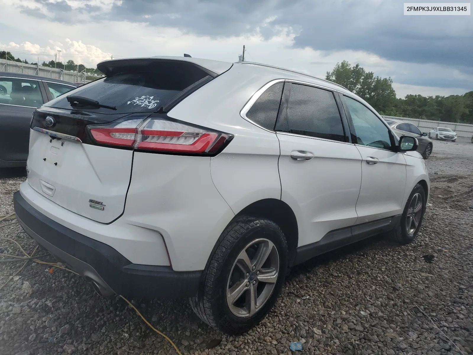 2020 Ford Edge Sel VIN: 2FMPK3J9XLBB31345 Lot: 62056244