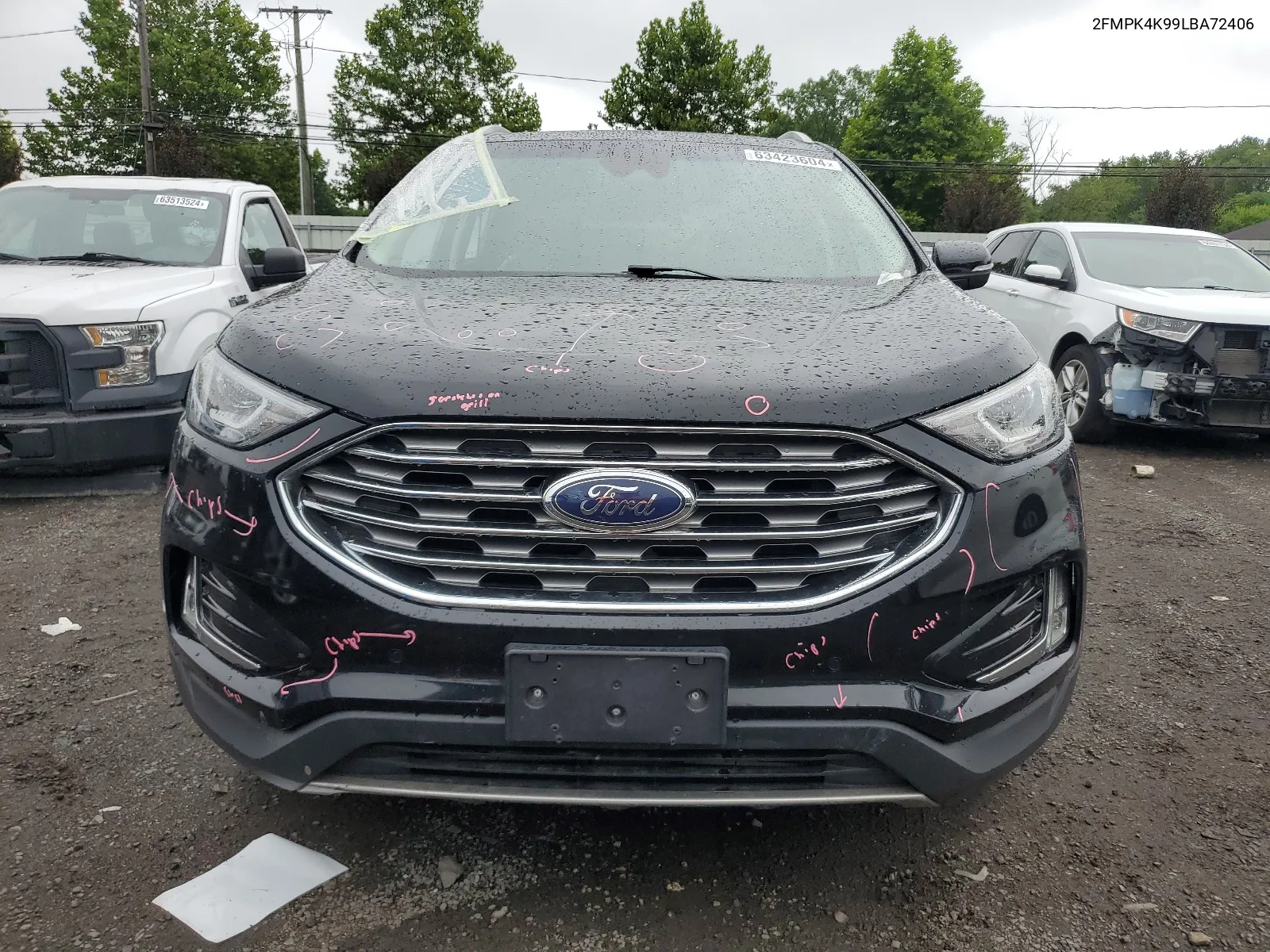 2020 Ford Edge Titanium VIN: 2FMPK4K99LBA72406 Lot: 63423604