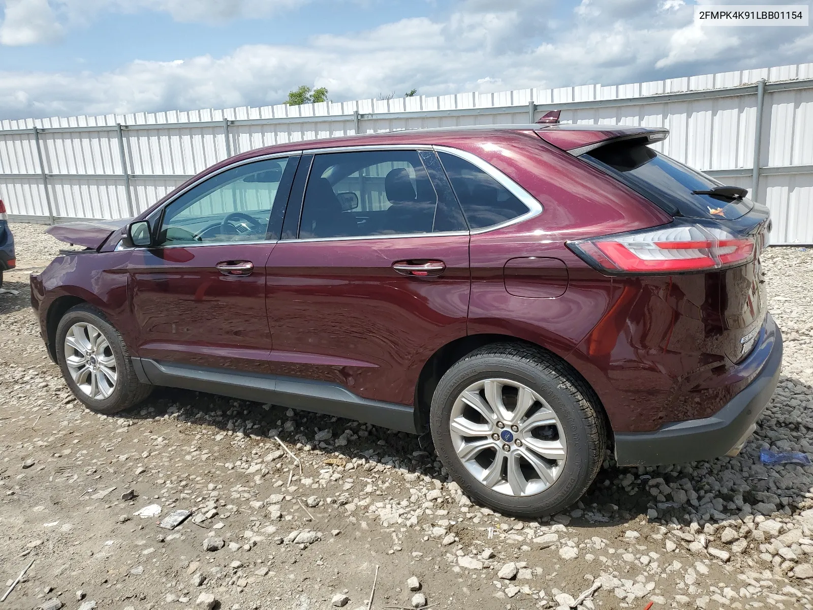 2FMPK4K91LBB01154 2020 Ford Edge Titanium