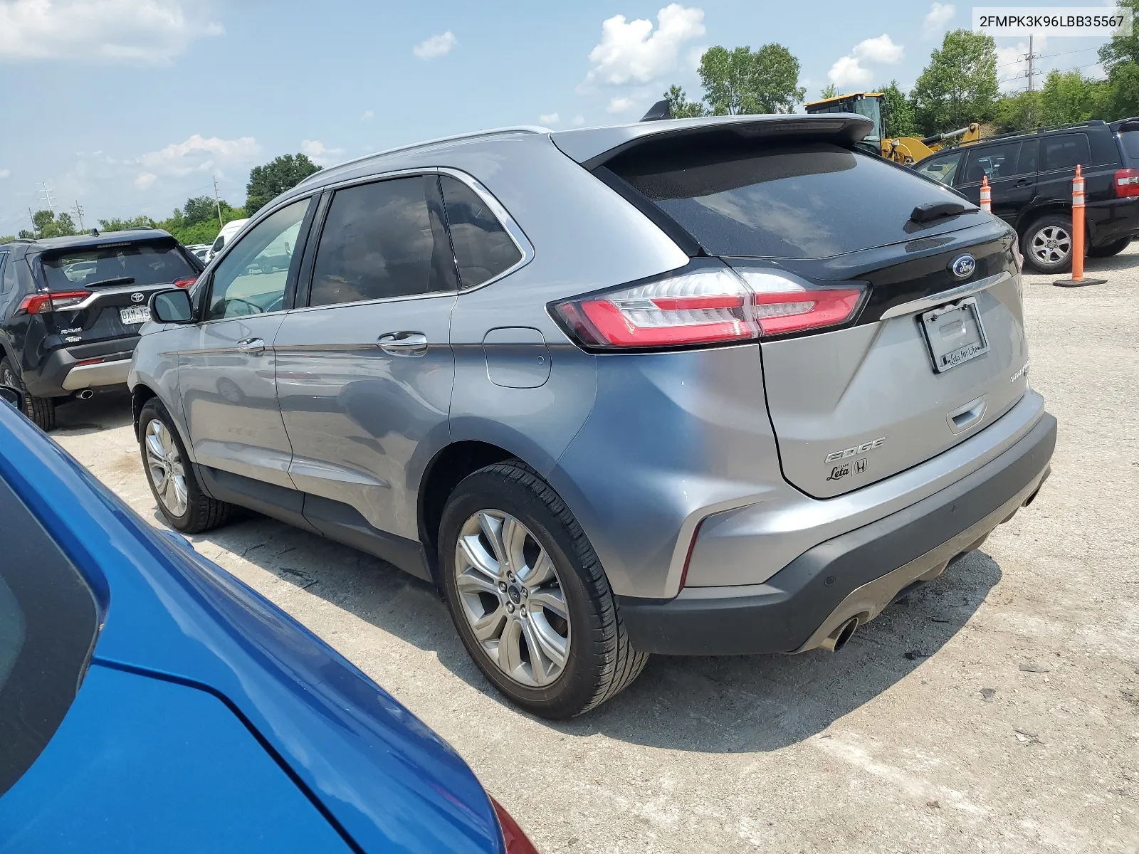 2020 Ford Edge Titanium VIN: 2FMPK3K96LBB35567 Lot: 63659594