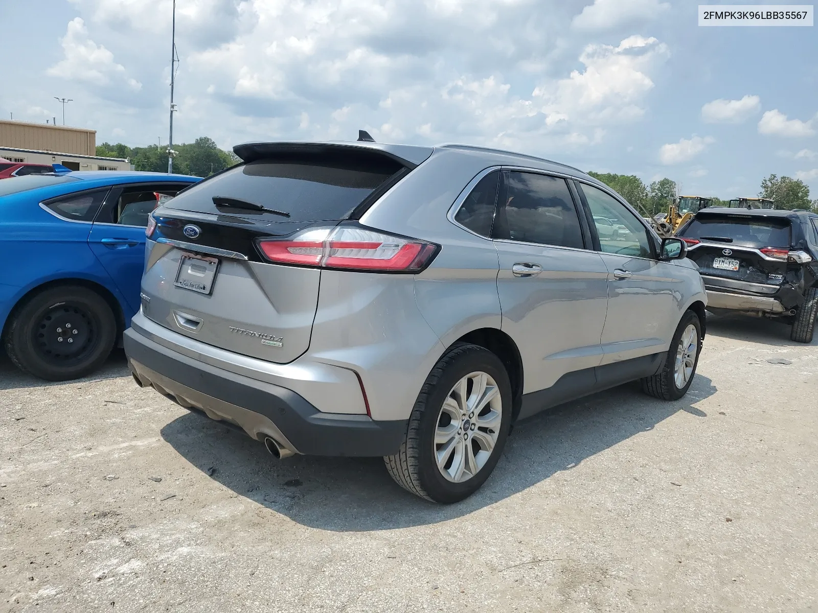 2020 Ford Edge Titanium VIN: 2FMPK3K96LBB35567 Lot: 63659594