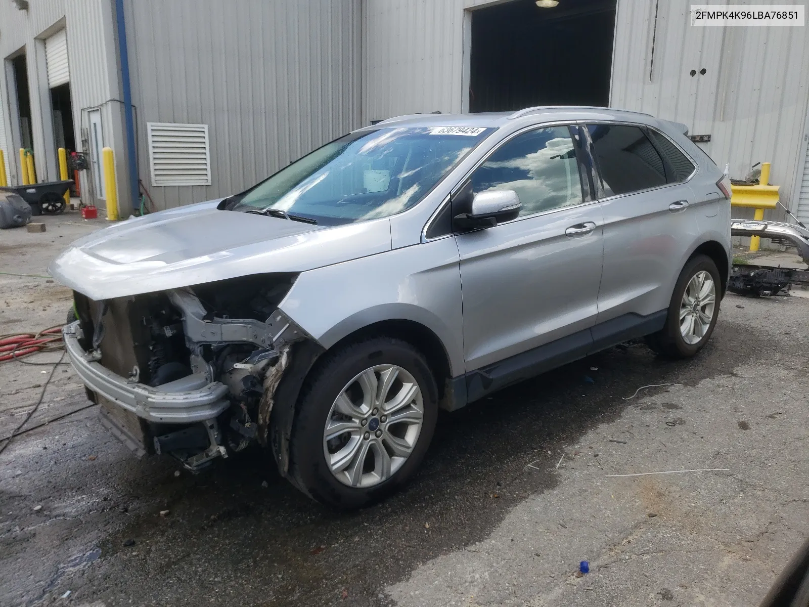 2020 Ford Edge Titanium VIN: 2FMPK4K96LBA76851 Lot: 63679424