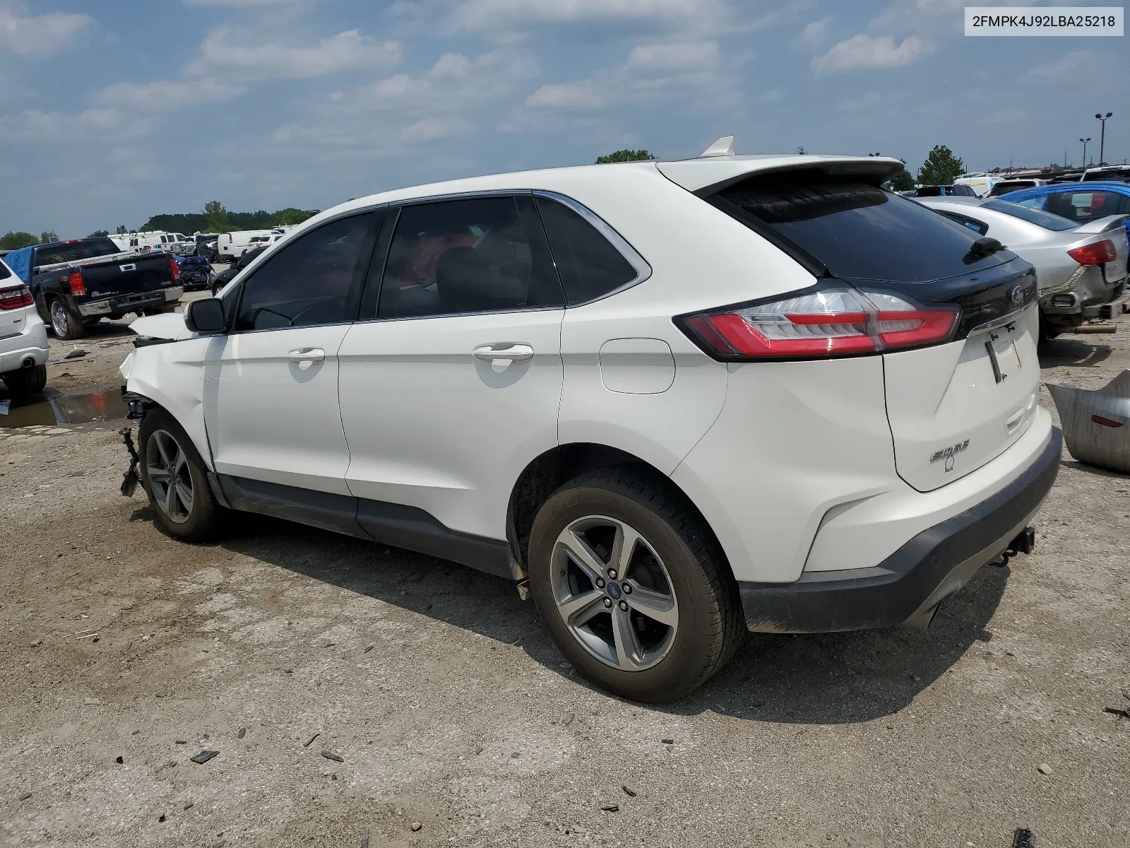 2020 Ford Edge Sel VIN: 2FMPK4J92LBA25218 Lot: 64636184