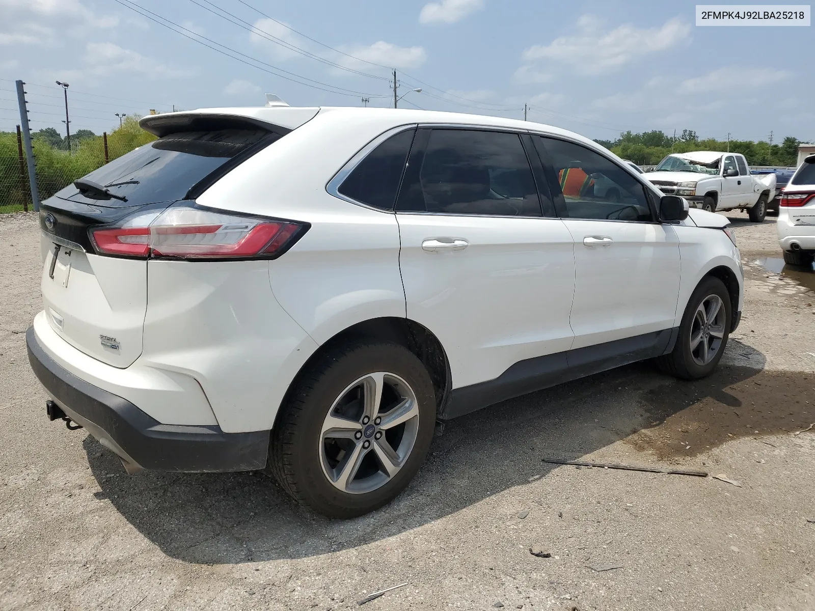 2020 Ford Edge Sel VIN: 2FMPK4J92LBA25218 Lot: 64636184