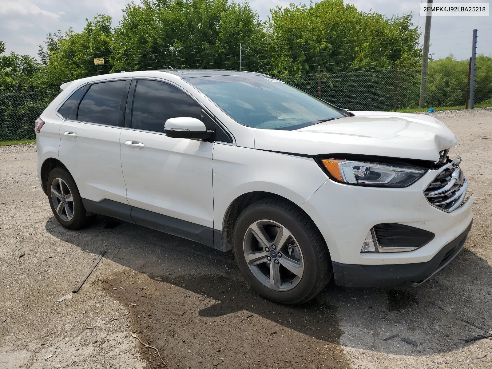 2020 Ford Edge Sel VIN: 2FMPK4J92LBA25218 Lot: 64636184