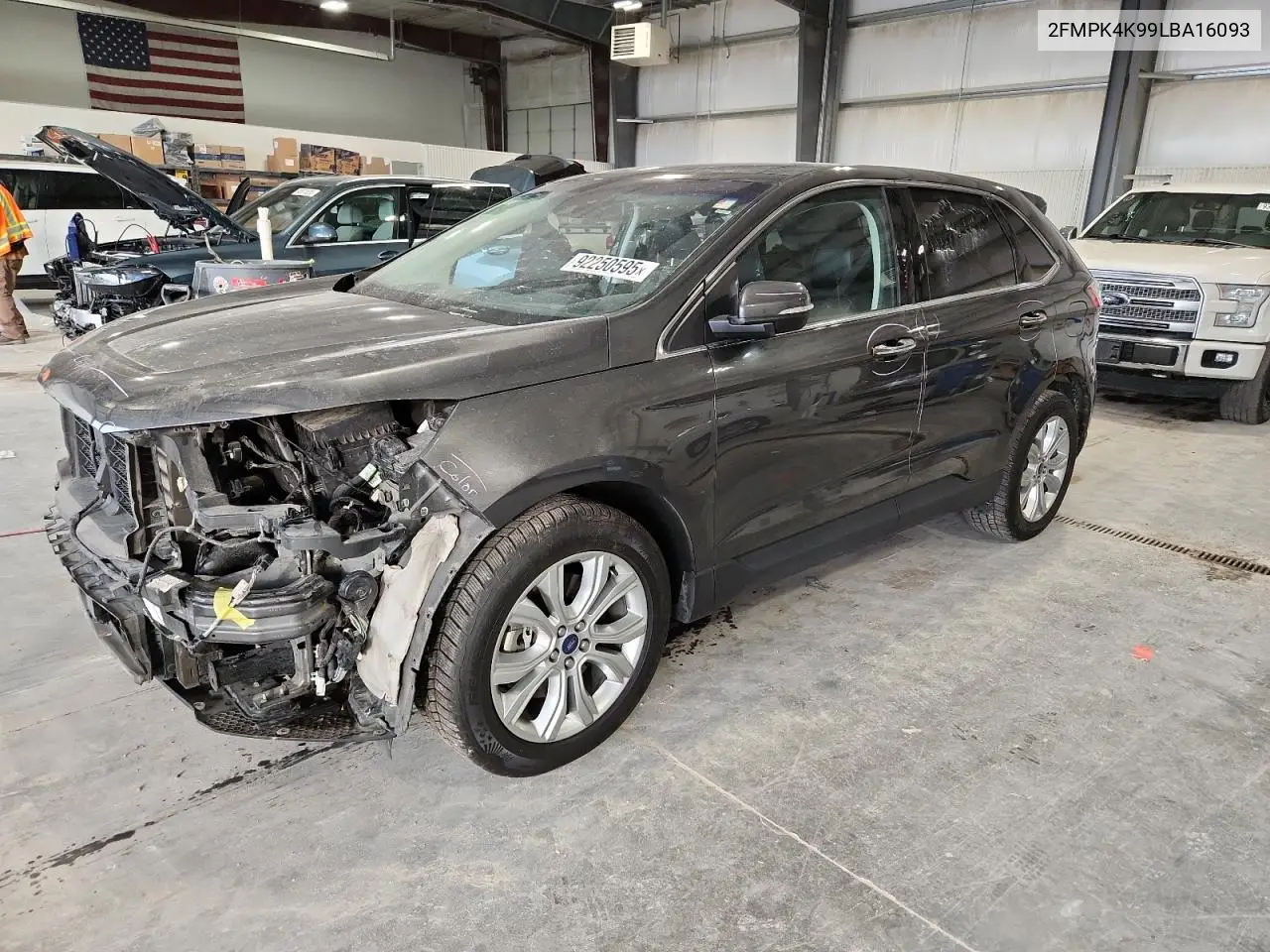 2FMPK4K99LBA16093 2020 Ford Edge Titanium