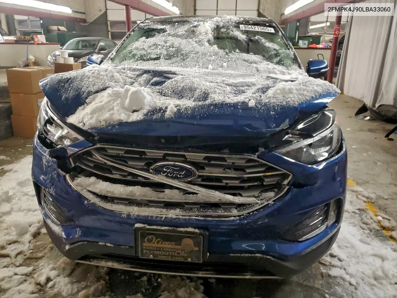 2FMPK4J90LBA33060 2020 Ford Edge Sel