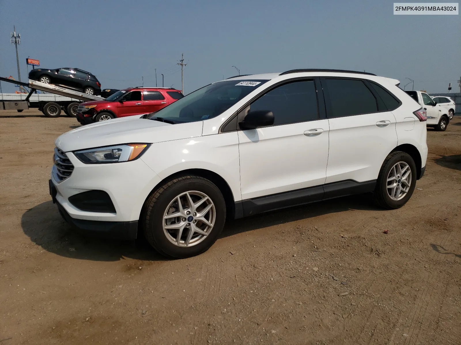 2021 Ford Edge Se VIN: 2FMPK4G91MBA43024 Lot: 64110944