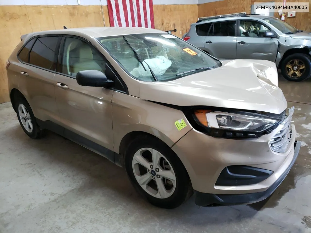 2021 Ford Edge Se VIN: 2FMPK4G94MBA40005 Lot: 71606494