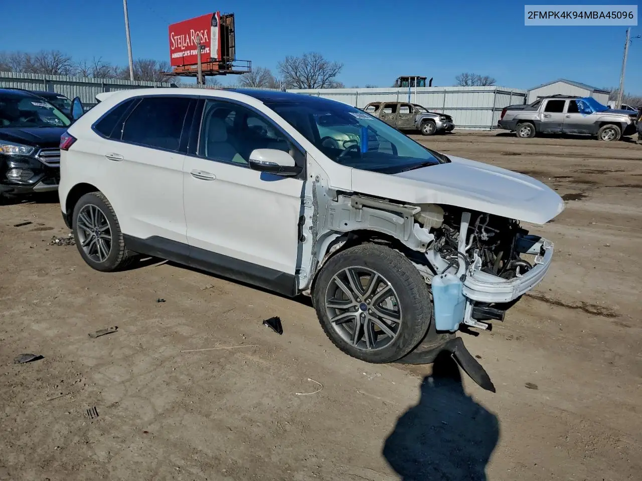2FMPK4K94MBA45096 2021 Ford Edge Titanium