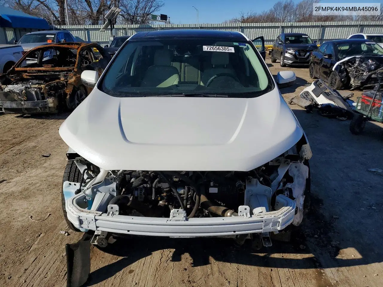 2FMPK4K94MBA45096 2021 Ford Edge Titanium