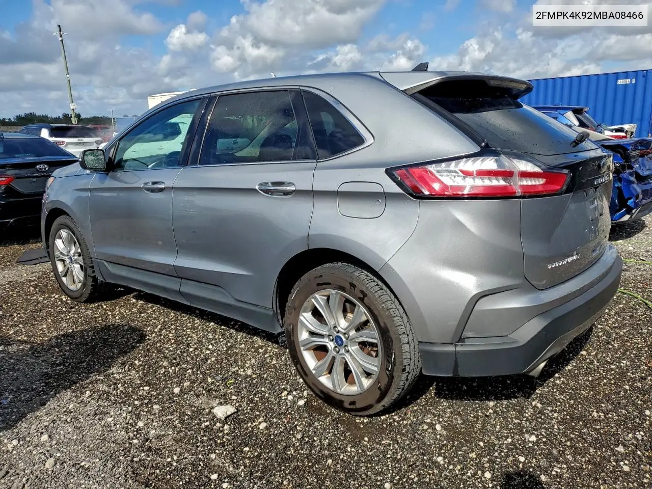 2FMPK4K92MBA08466 2021 Ford Edge Titanium