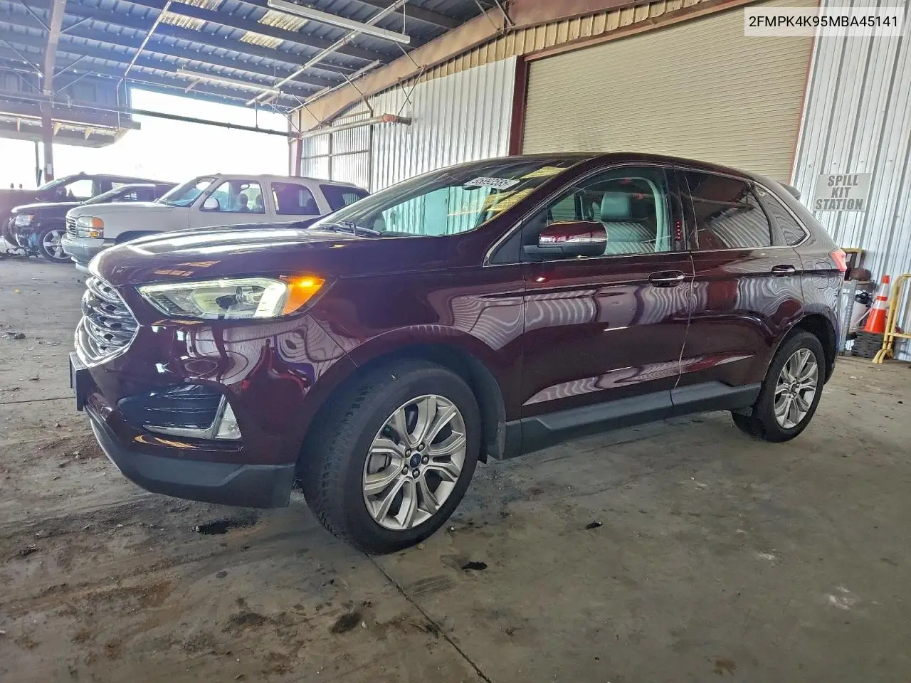 2FMPK4K95MBA45141 2021 Ford Edge Titanium