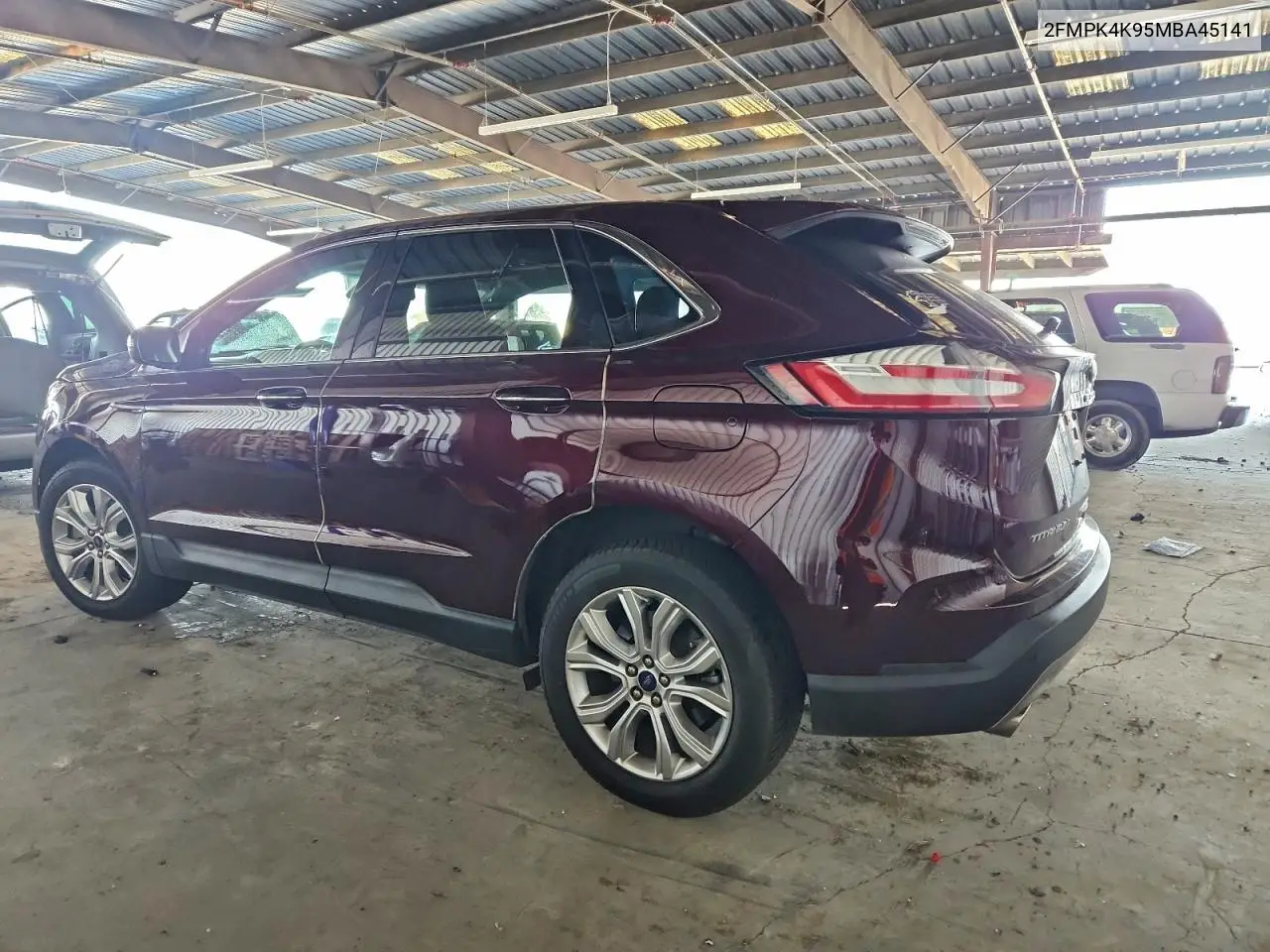 2FMPK4K95MBA45141 2021 Ford Edge Titanium