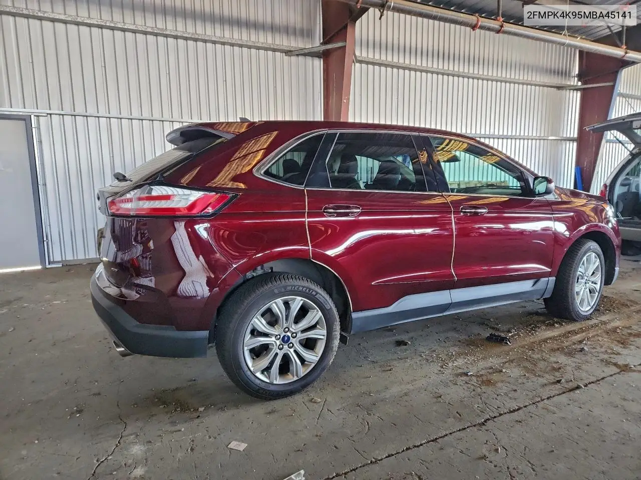 2FMPK4K95MBA45141 2021 Ford Edge Titanium