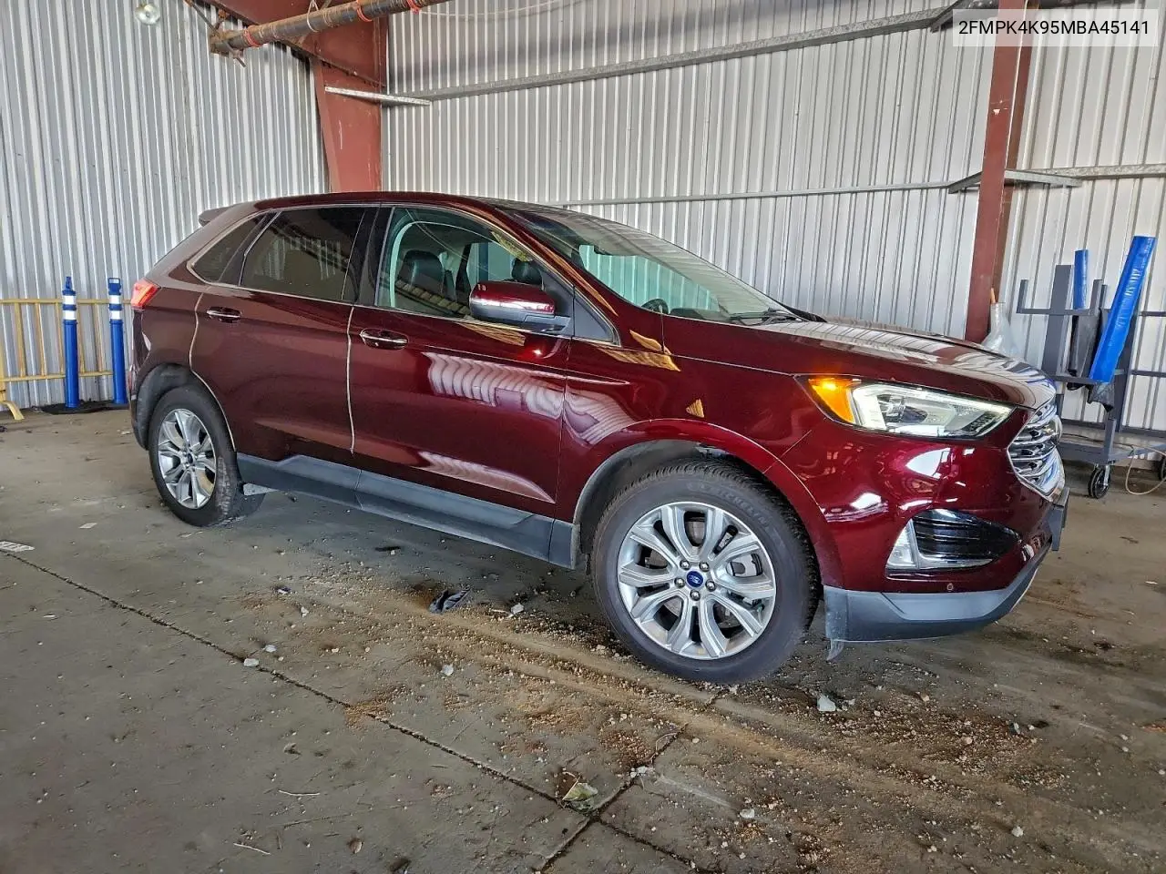 2FMPK4K95MBA45141 2021 Ford Edge Titanium