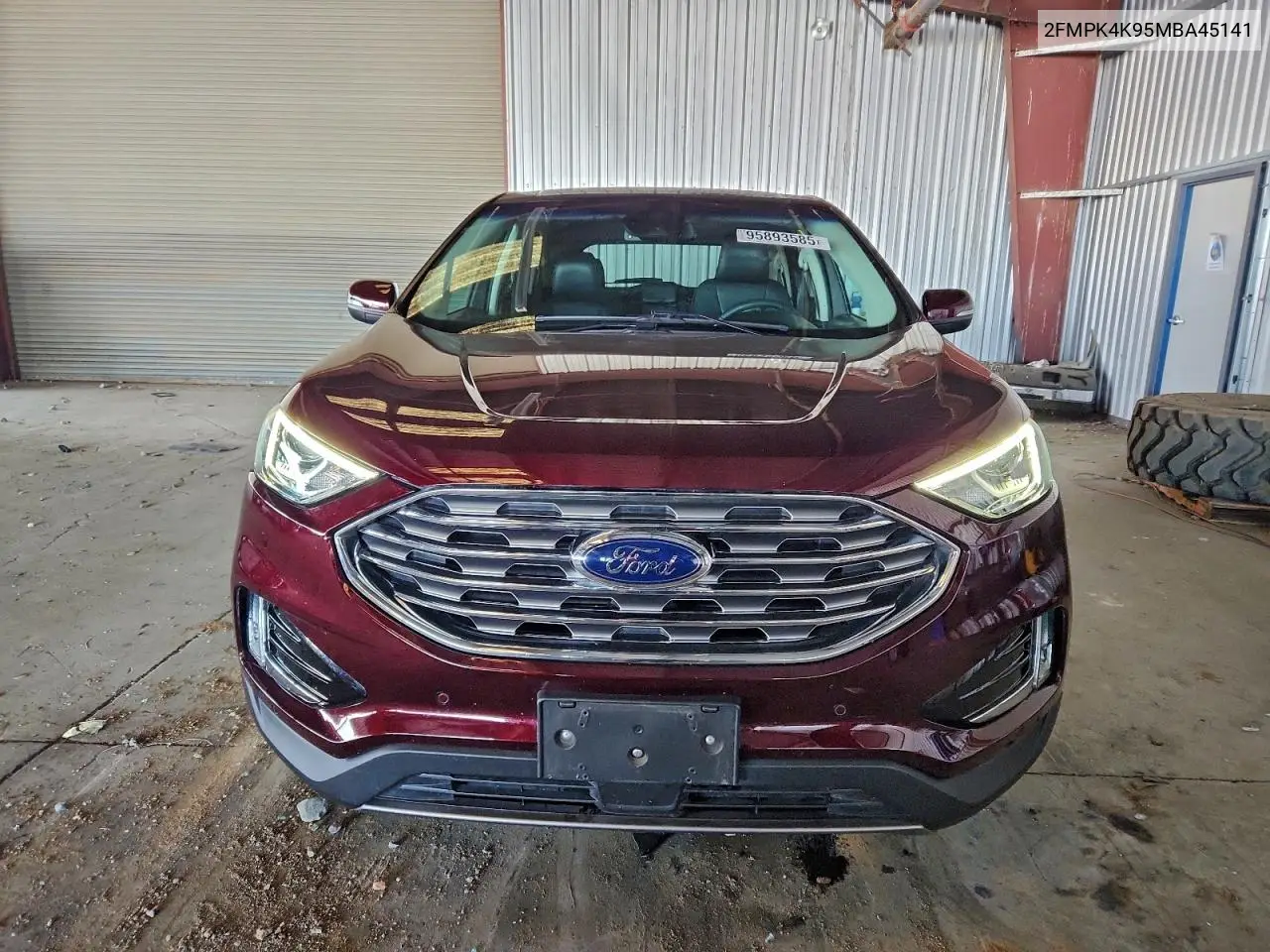 2FMPK4K95MBA45141 2021 Ford Edge Titanium