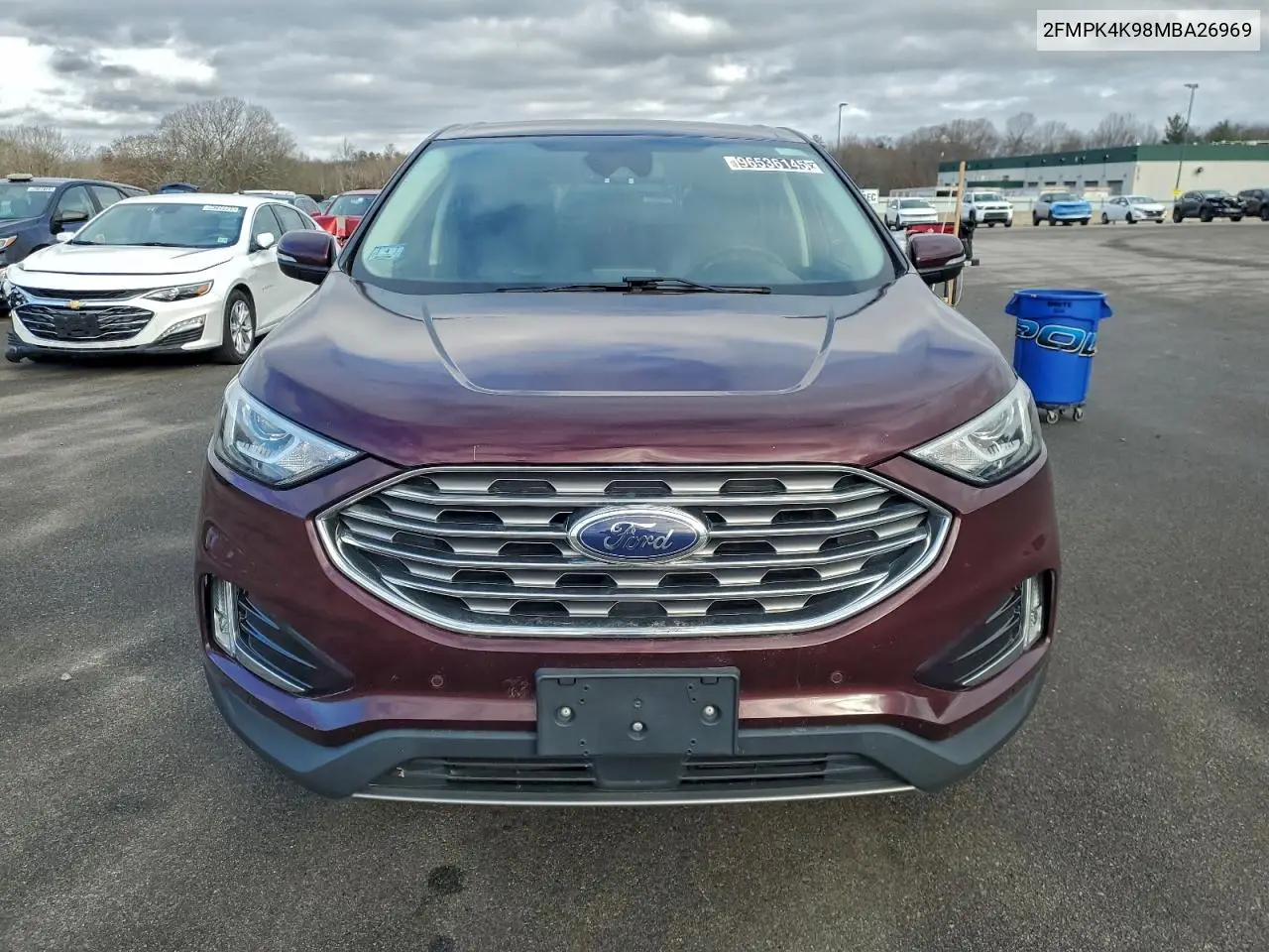 2FMPK4K98MBA26969 2021 Ford Edge Titanium