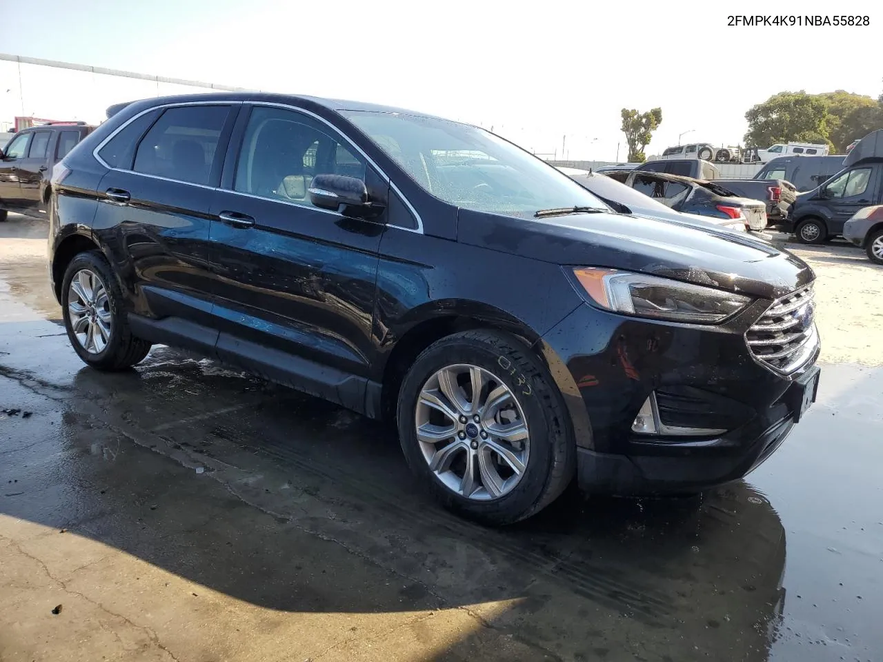 2022 Ford Edge Titanium VIN: 2FMPK4K91NBA55828 Lot: 62894664