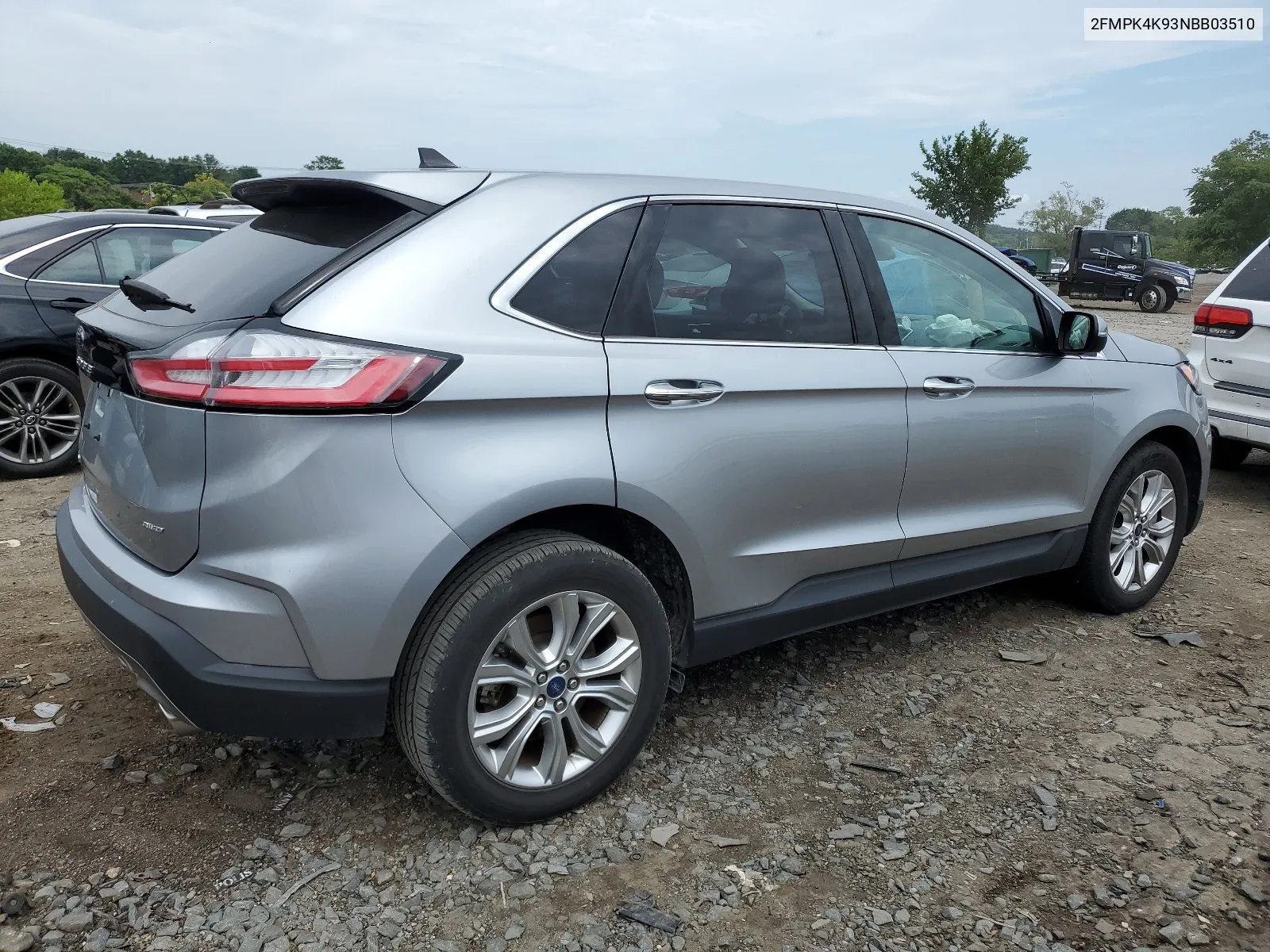 2022 Ford Edge Titanium VIN: 2FMPK4K93NBB03510 Lot: 63786274