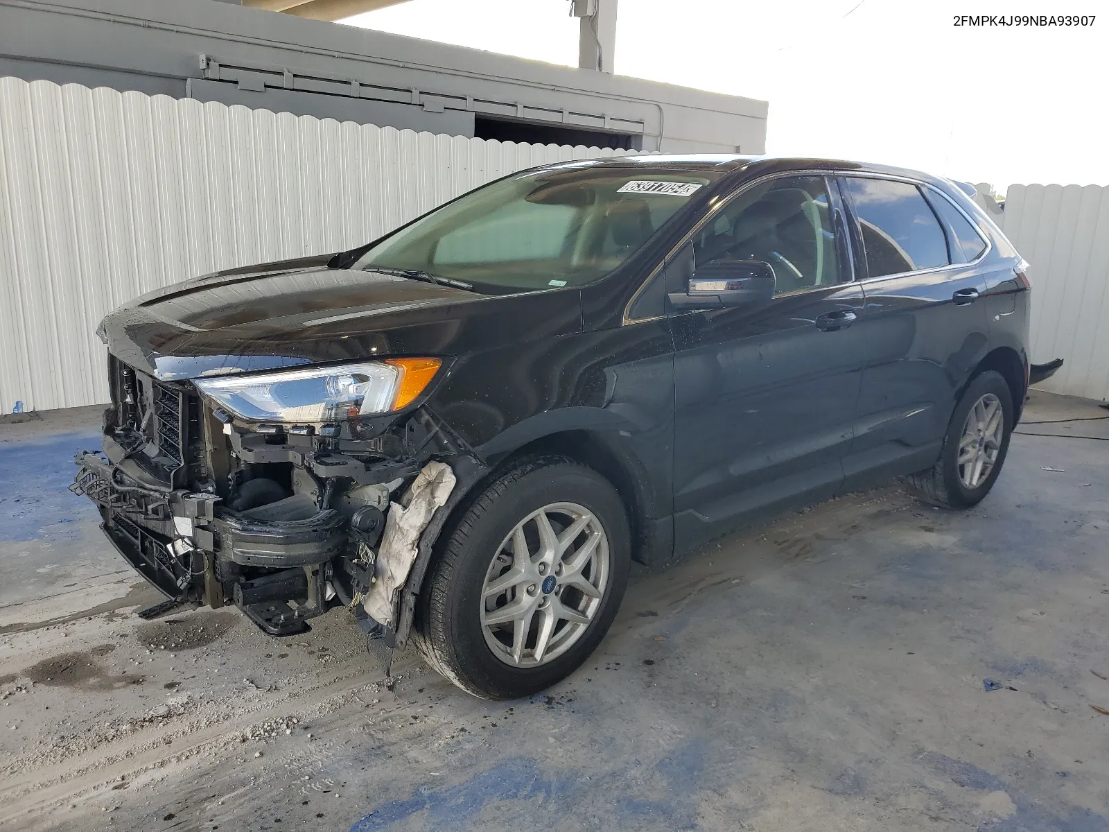 2022 Ford Edge Sel VIN: 2FMPK4J99NBA93907 Lot: 63917054