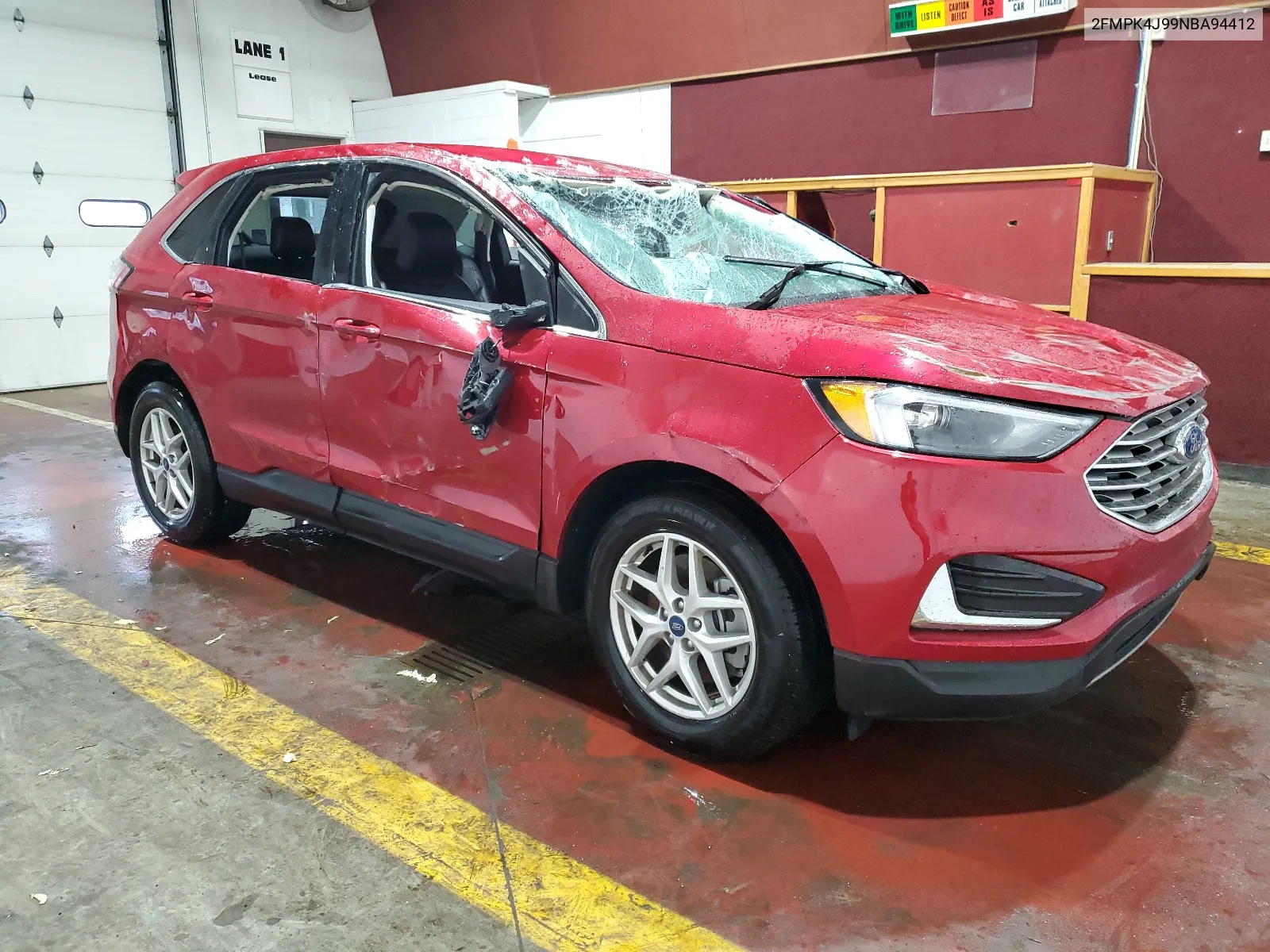 2022 Ford Edge Sel VIN: 2FMPK4J99NBA94412 Lot: 64182084