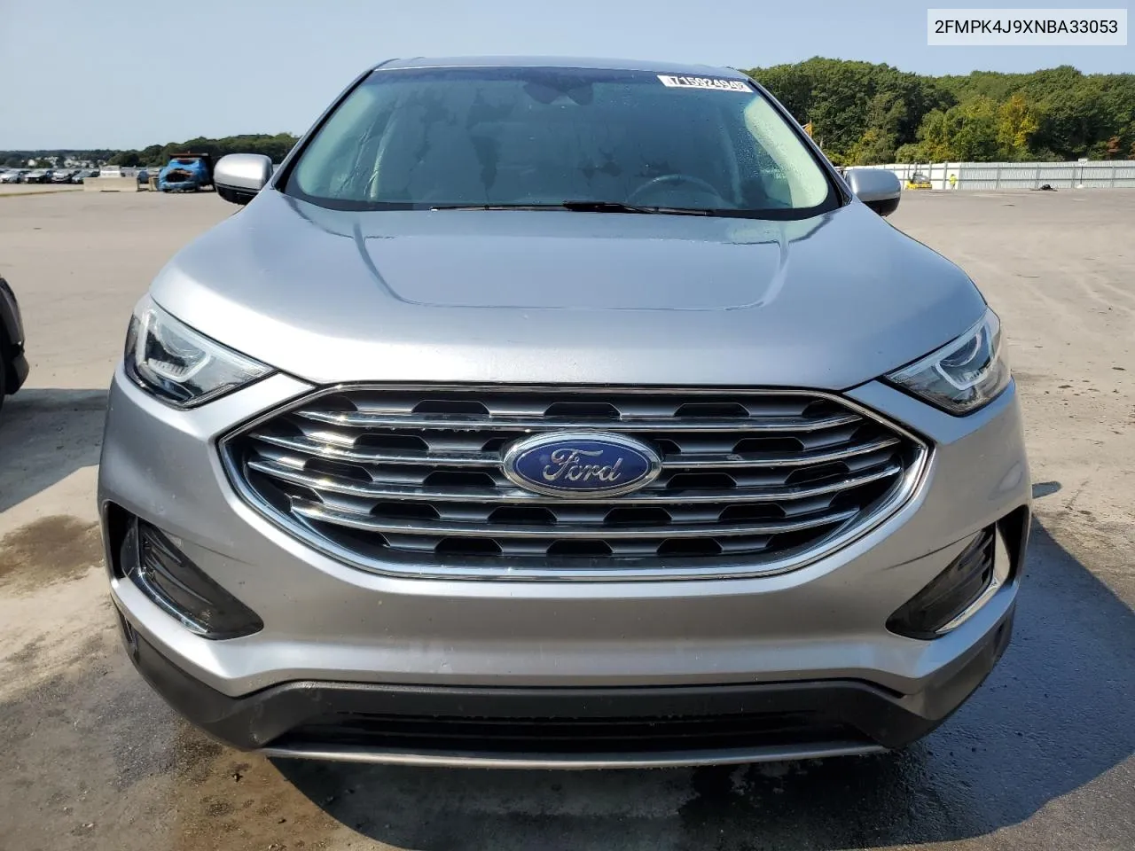 2022 Ford Edge Sel VIN: 2FMPK4J9XNBA33053 Lot: 71592494