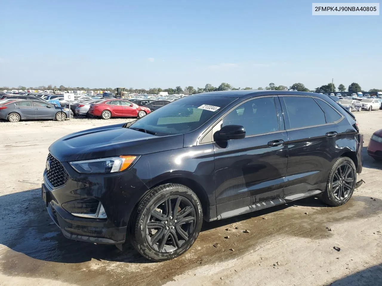 2022 Ford Edge Sel VIN: 2FMPK4J90NBA40805 Lot: 72133344