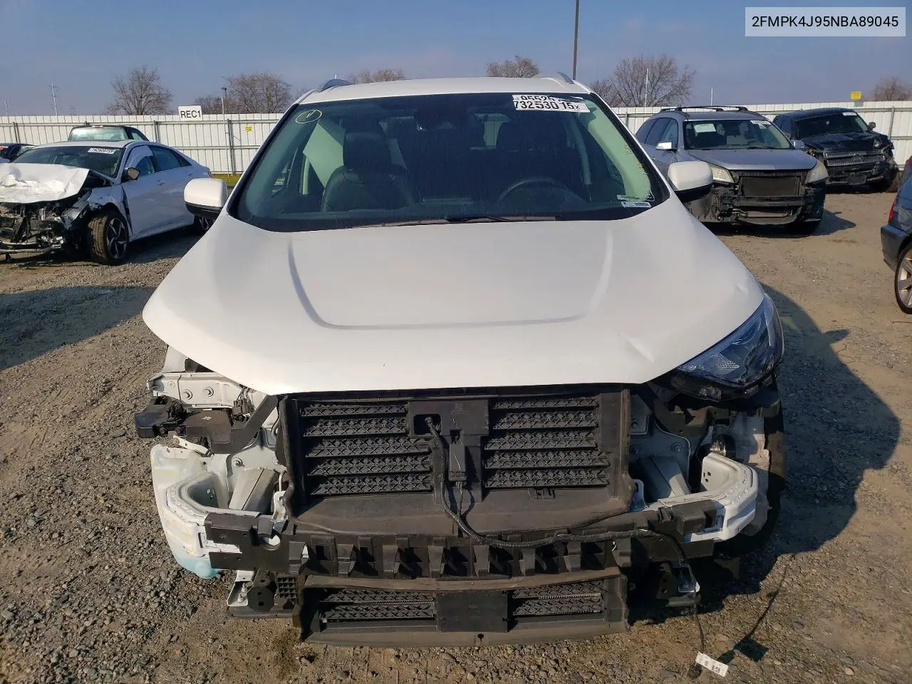 2FMPK4J95NBA89045 2022 Ford Edge Sel