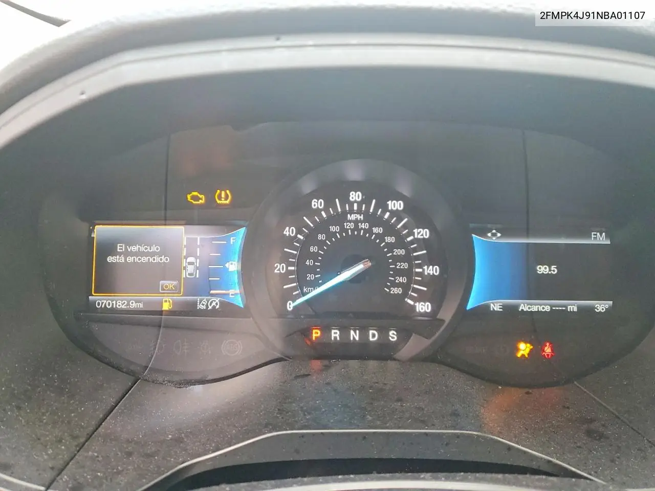 2FMPK4J91NBA01107 2022 Ford Edge Sel
