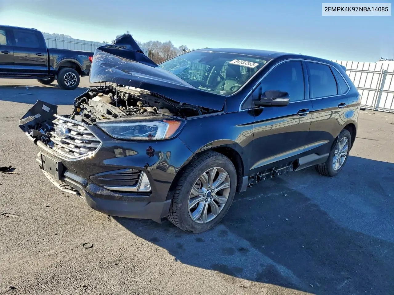 2FMPK4K97NBA14085 2022 Ford Edge Titanium