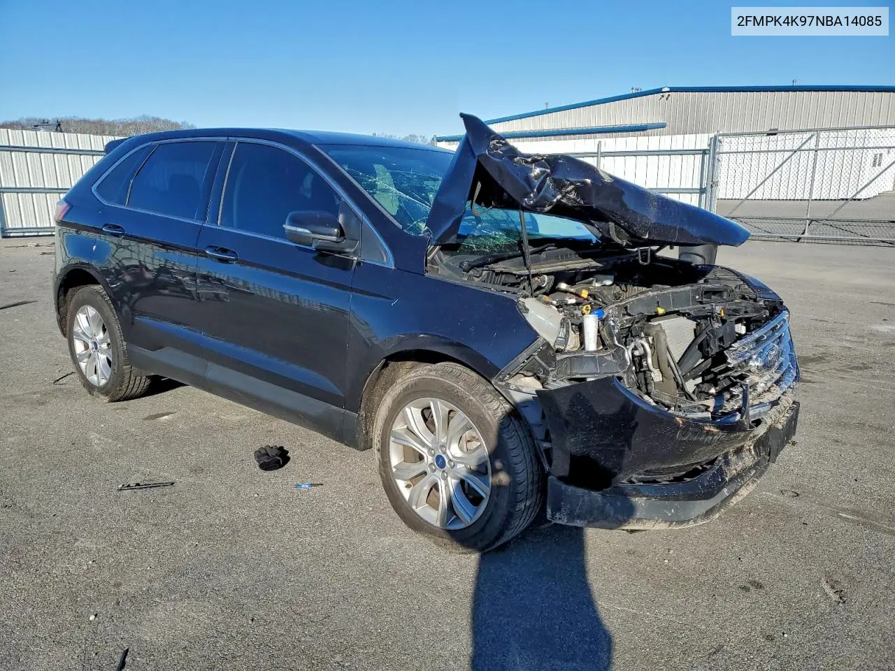 2FMPK4K97NBA14085 2022 Ford Edge Titanium