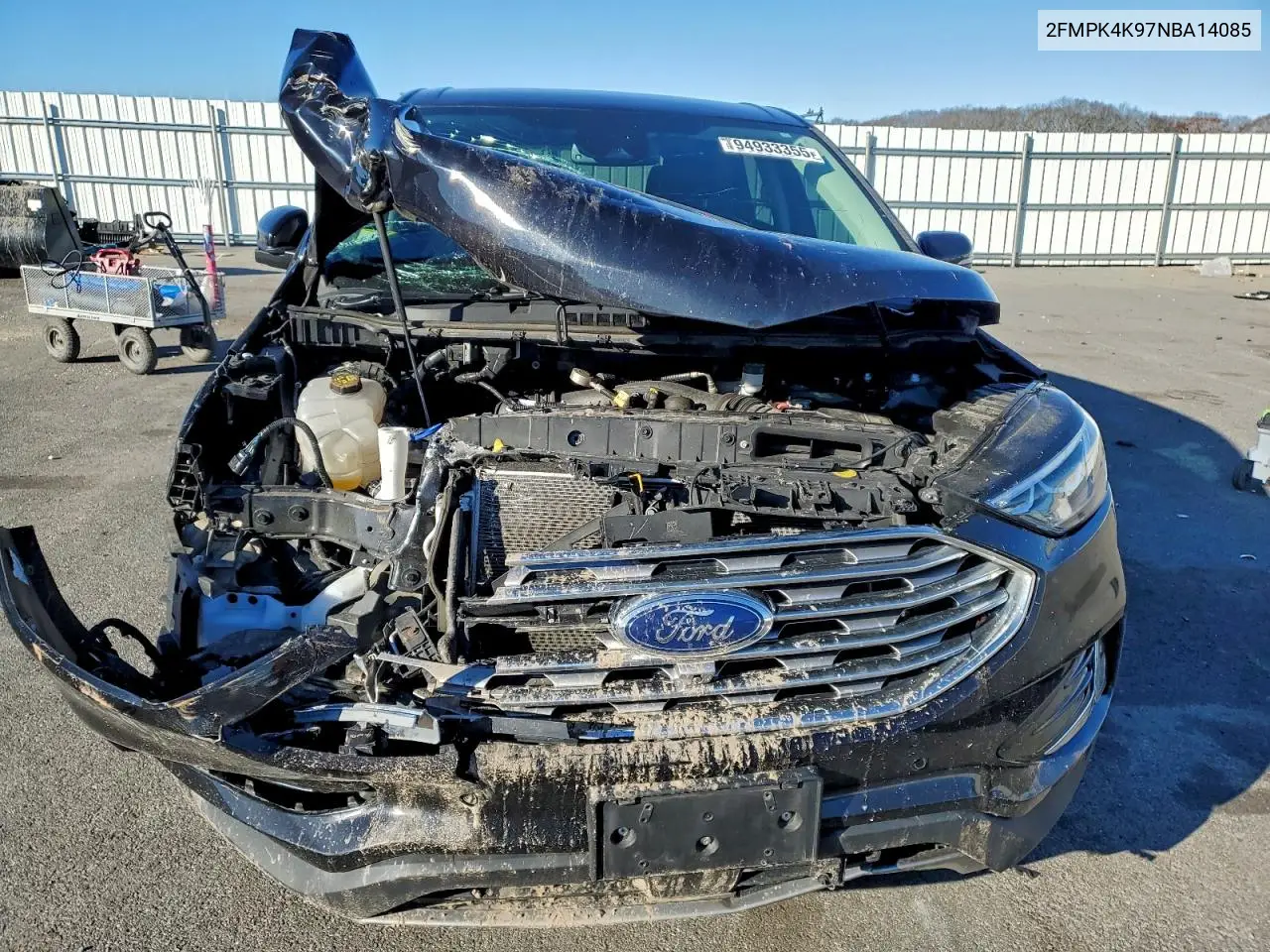 2FMPK4K97NBA14085 2022 Ford Edge Titanium