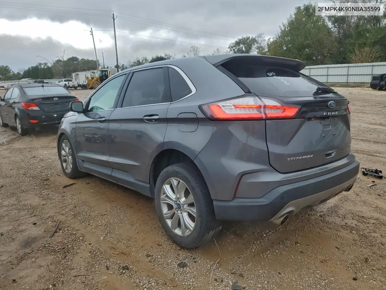2FMPK4K90NBA35599 2022 Ford Edge Titanium