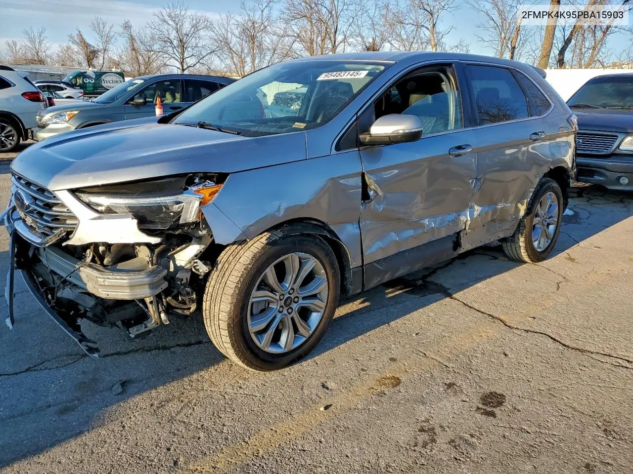 2FMPK4K95PBA15903 2023 Ford Edge Titanium