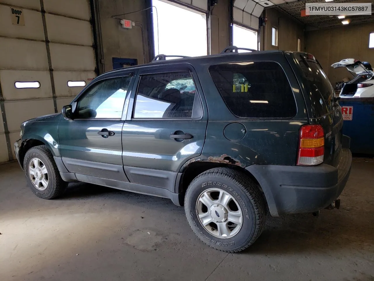 1FMYU03143KC57887 2003 Ford Escape Xlt