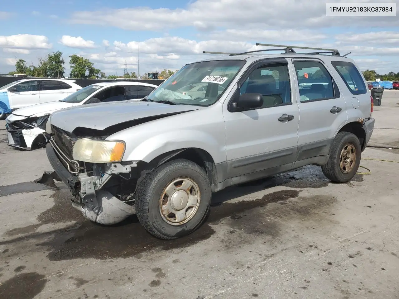 1FMYU92183KC87884 2003 Ford Escape Xls