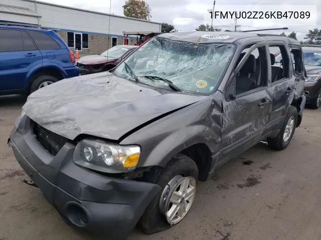 1FMYU02Z26KB47089 2006 Ford Escape Xls