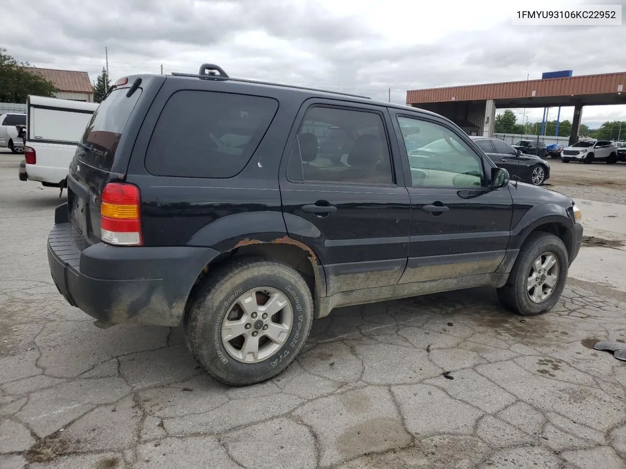 1FMYU93106KC22952 2006 Ford Escape Xlt