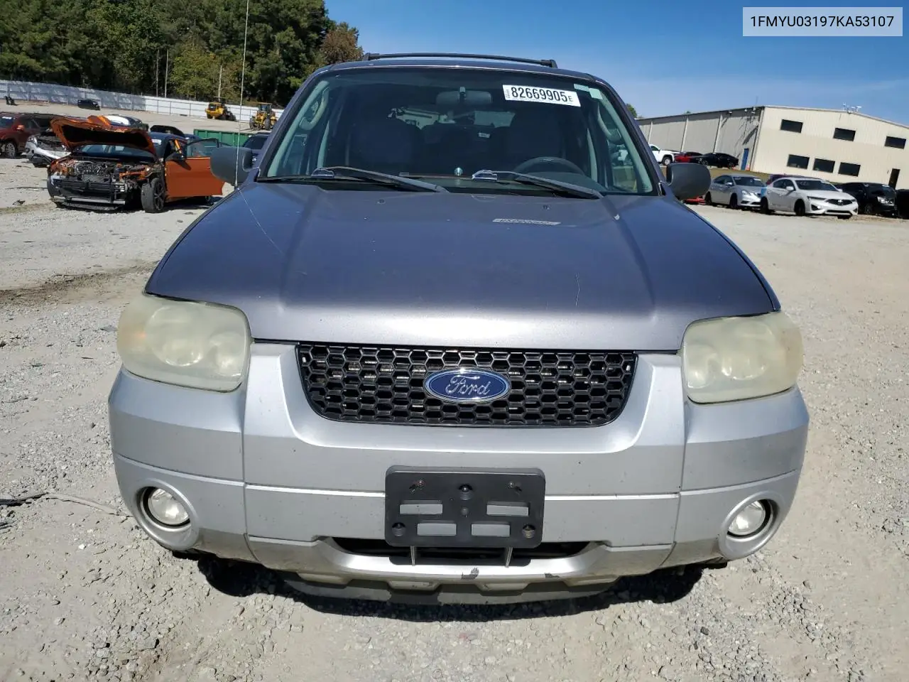 1FMYU03197KA53107 2007 Ford Escape Xlt