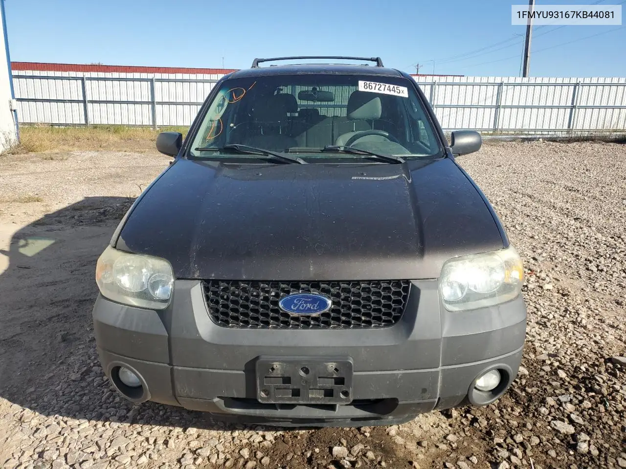 1FMYU93167KB44081 2007 Ford Escape Xlt