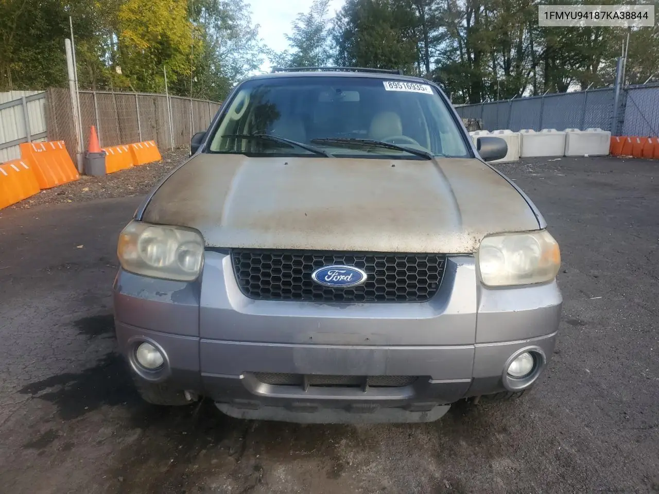1FMYU94187KA38844 2007 Ford Escape Limited